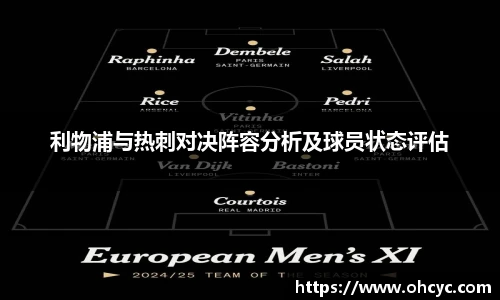 利物浦与热刺对决阵容分析及球员状态评估